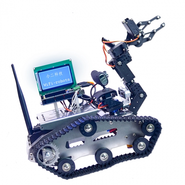 小R科技Arduino机械臂wifi视频小车机器人套件iOS安卓控制DIY