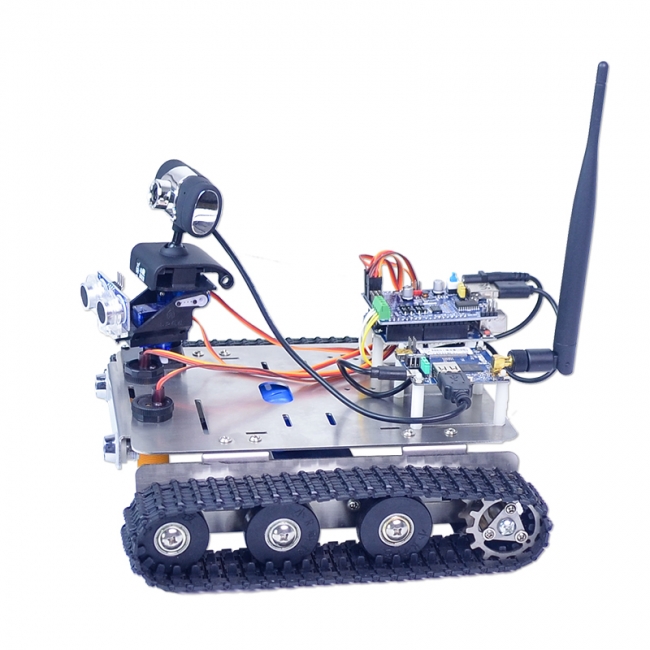 小R科技GFSArduino UNO wifi无线智能小车机器人套件DIY