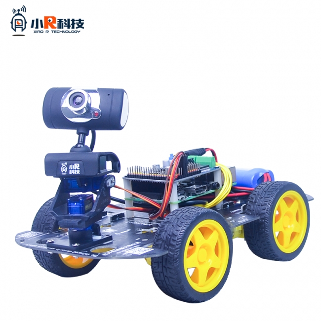 小R科技树莓派3WiFi无线视频智能小车机器人DIY套件Raspberry pi