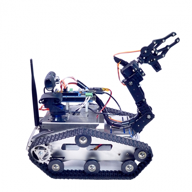 小R科技智能小车WiFi视频机器人巡线避障DIY兼容Arduino平台2560