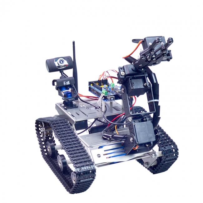 小R科技智能小车WiFi视频机器人巡线避障DIY兼容Arduino平台2560