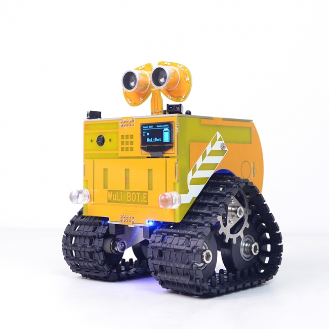 小R瓦力Scratch图形化编程套件STEAM创客教育机器人小车WuLiBot